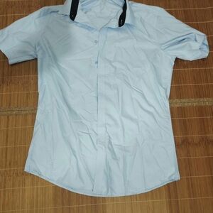 Men's Light Blue Short Sleeve Shirt